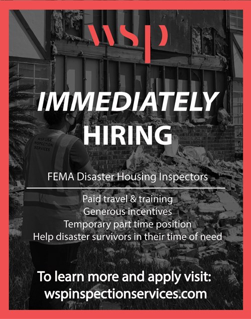 WSP Immediately Hiring